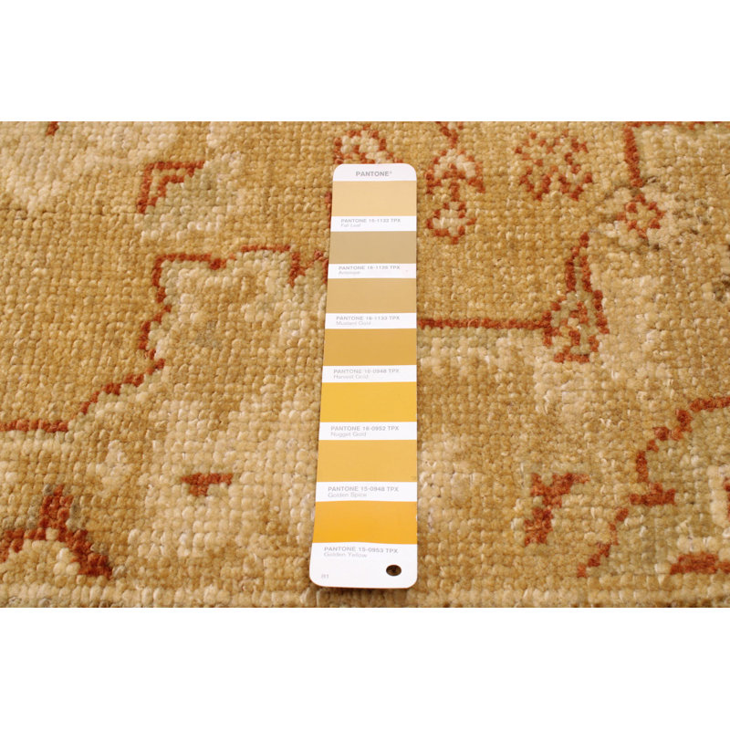 Tapis unique en laine noué à la main 8 pi x 11 pi 4 po nouvel âge Seraphine