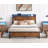 Inbar Metal,Solid Wood Bed-264291254