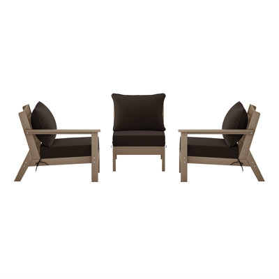 3-Piece Deep Seating Set With Cushions