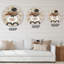 Oversized Minimal Elementary Organic and Geometric Compositions XXXXVIII Wall Clock-59914585