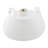 Ondine 16'' White Reno-Gloss Vitreous China Modern Pedestal Sink for Small Bathrooms with Overflow