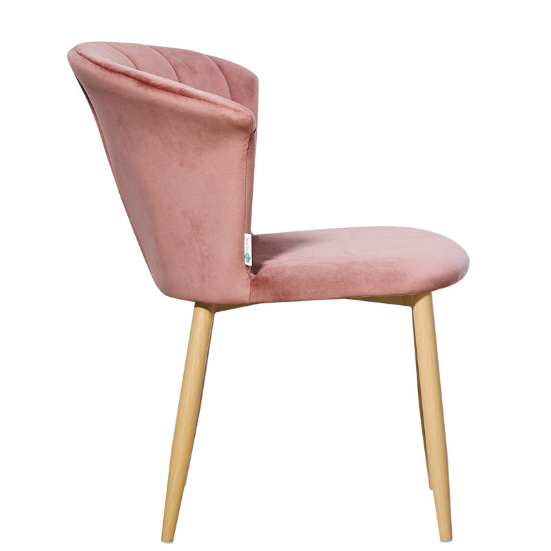 Siyana Upholstered Dining Chair, Pink