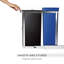 Simplehuman 35 L / 9.3 Gallon Dual Compartment Under Counter Kitchen Cabinet Pull-Out Recycling Bin