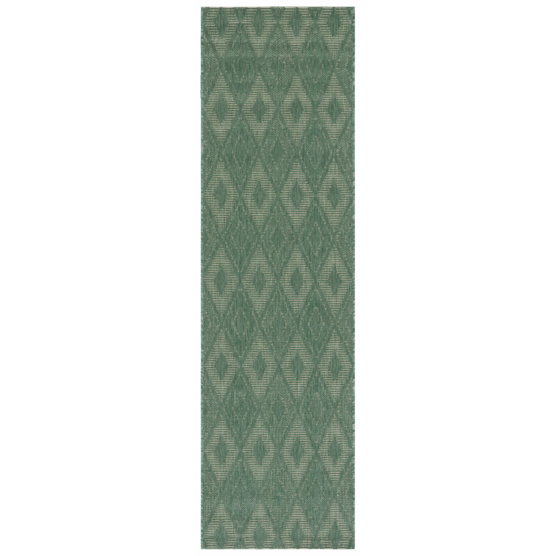 Tapis tissé à la machine Sherborn, Tapis de couloir 2 pi 3 po x 8 pi