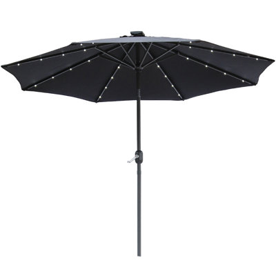 Antibes 2.7m Traditional Parasol with Lights