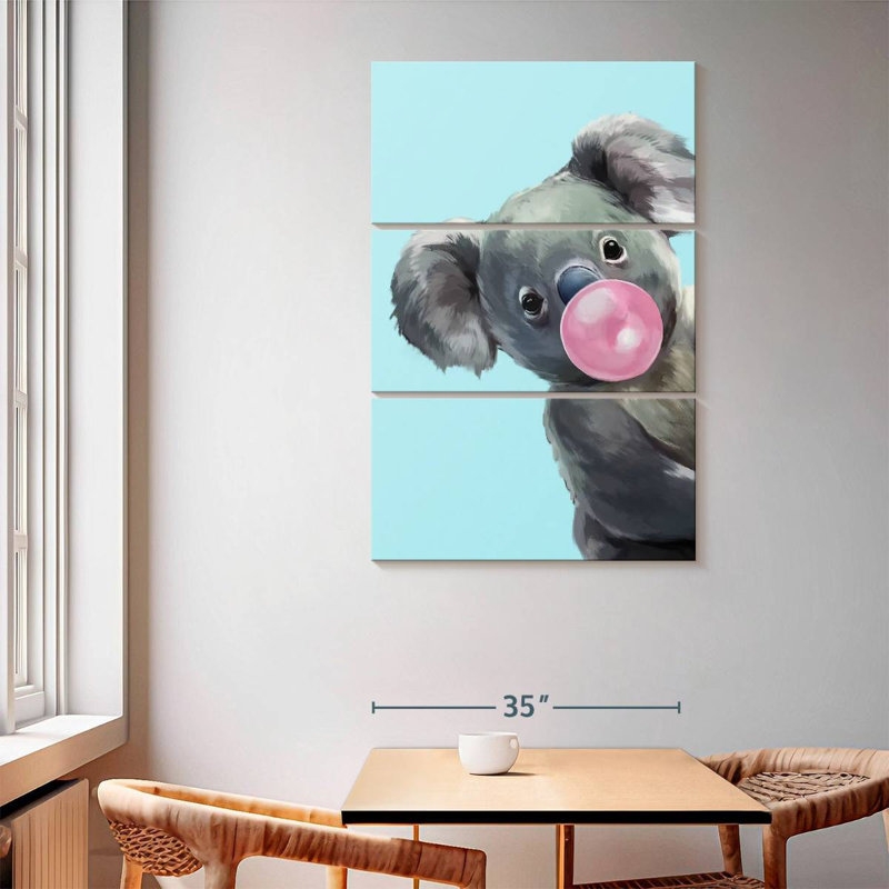 Ketti Koala Bubble Gum II, 65" H x 42" W