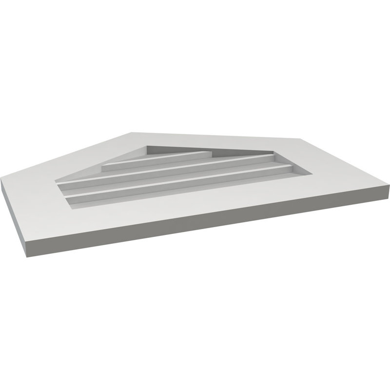 Ventilateur à pignon en uréthane non-fonctionnel Signature, H 18 po x l 24 po x P 1 po
