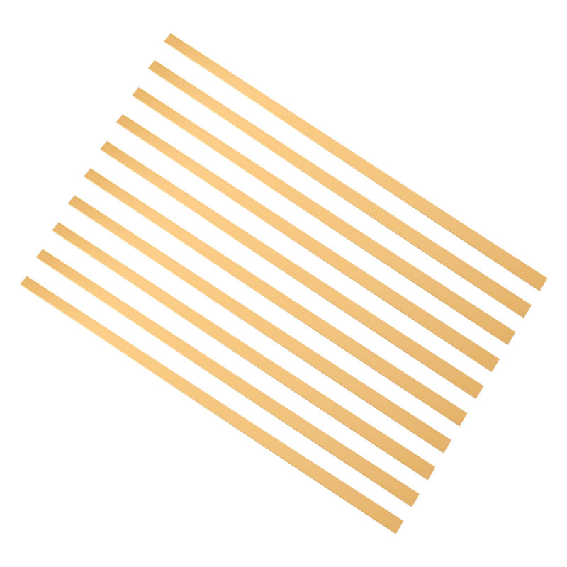 Bande de transition pour plancher, garnitures de bordure de plancher de 10 pièces pour joindre les espaces / seuil de plancher, bandes de transition pour moulure en T
