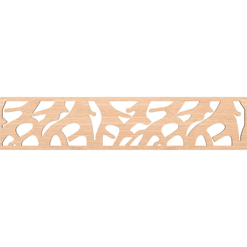 Moulure Manton, Chêne rouge, H 10 po x l 46,75 po x P 0,25 po