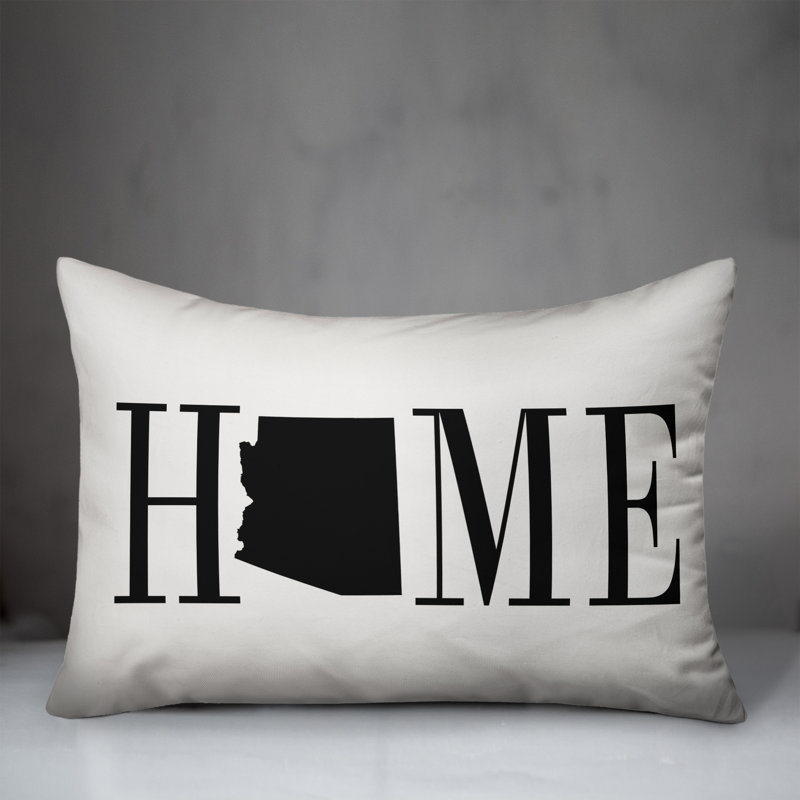 Alabama Home State Indoor/Outdoor Lumbar Pillow, Arizona