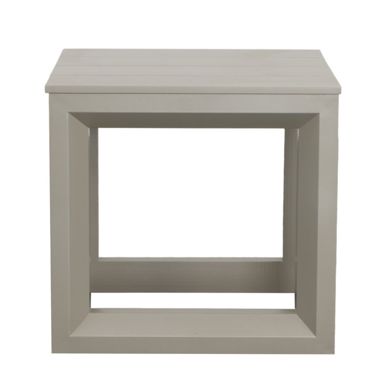 Calypso 21.3'' Metal Outdoor Side Table