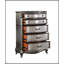 Commode Ariadne finition platine antique avec détails en résine complexes et rangement spacieux pour les chambres élégantes