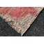 Tapis géométriques, tapis en laine, tapis de chambre rose, tapis 4,1 x 7,8 pi, tapis turc, tapis rétro