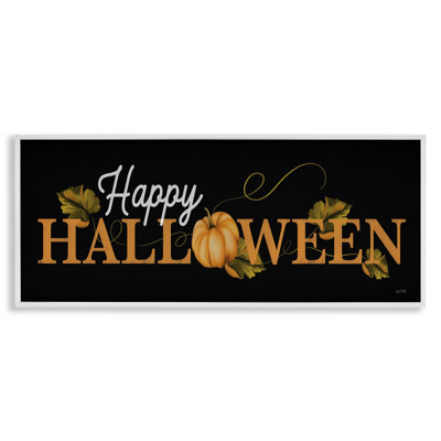 Joyeux Halloween sur estampe numérique encadrée par House Fenway