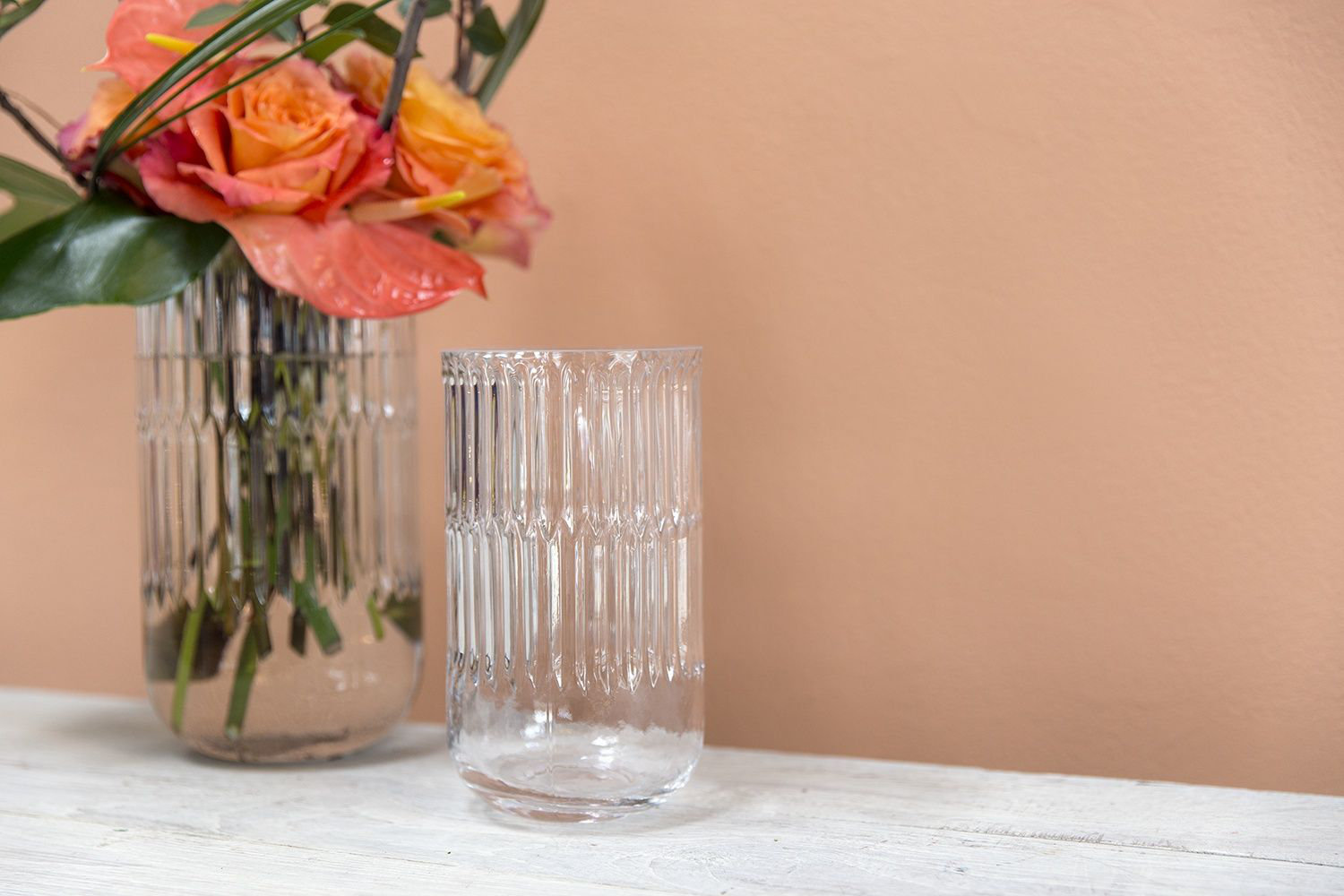 Eldin Table Vase, 9.75" H x 5.25" W x 5.25" D