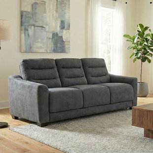  Stearns & Foster 83 in. Queen Sleeper Sofa Bed with 8 in. Hybrid Mattress