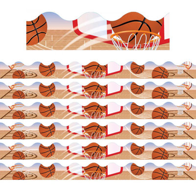 Basketball Deco Trim Classroom Border