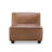 Fawaz 136" Wide Leather Match Left Hand Facing Modular Corner Sectional with Ottoman-91437897