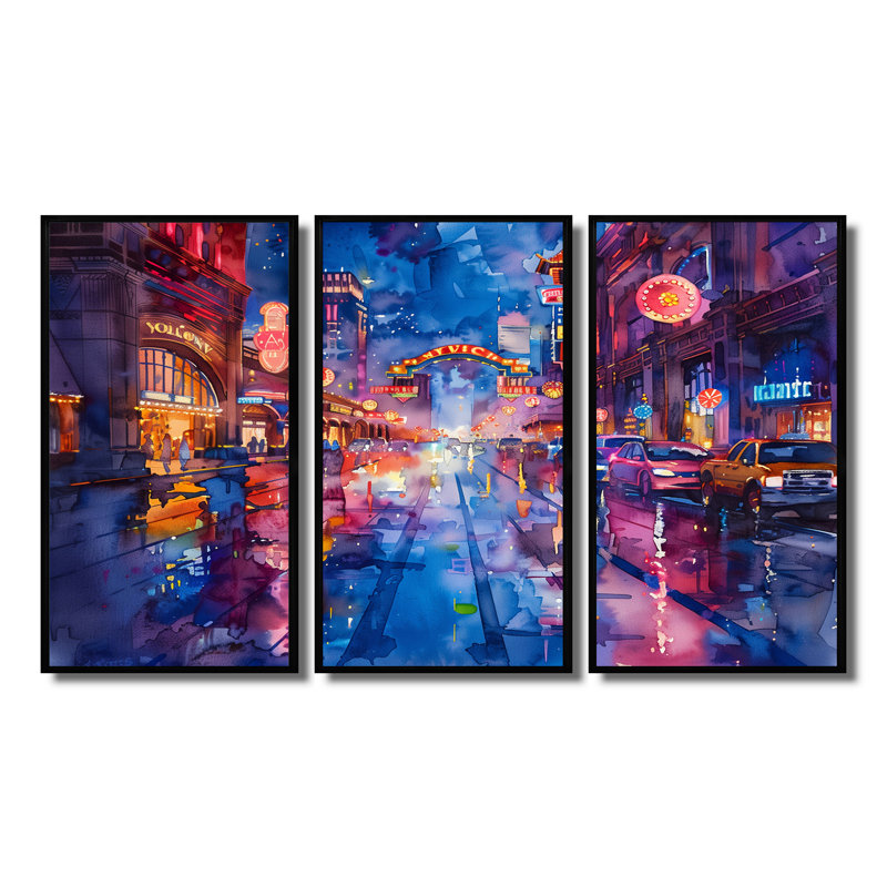 Theophile - Casinos, H 28 po x l 36 po, Cadre flottant noir
