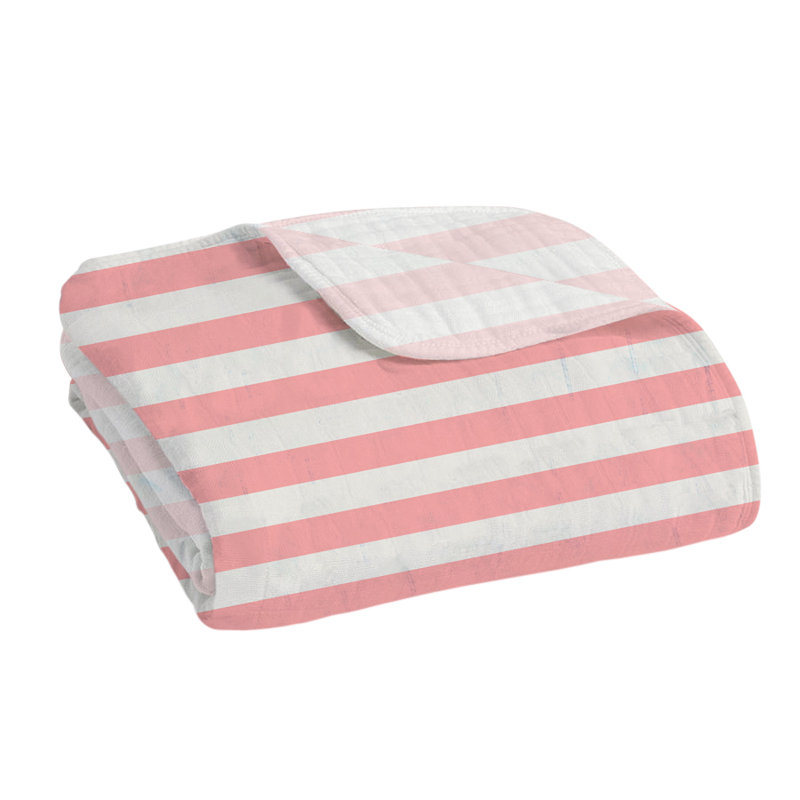 Ensemble de couverture pour bébé 3 pièces 100% coton Bella - comprend une couverture en mousseline, une couverture gaufrée et une couverture confortable