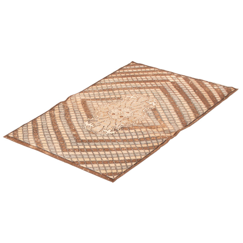 Tapis brun foncé Kiran 3 pi 10 po x 5 pi 9 po