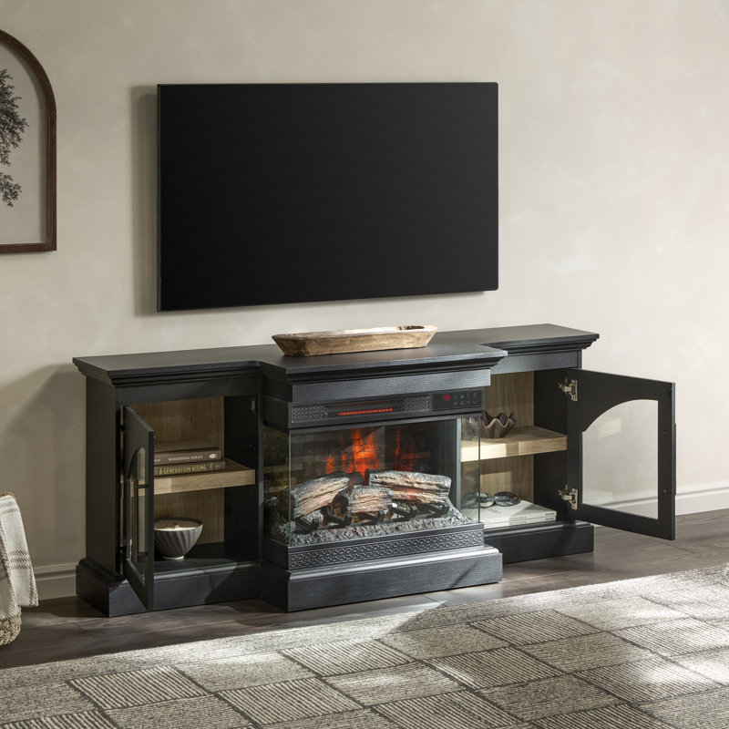 Duraflame® Smart Electric Fireplace TV Stand, 60", Black