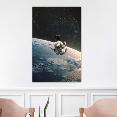 Swing 1 Piece Wrapped Canvas Wall Art