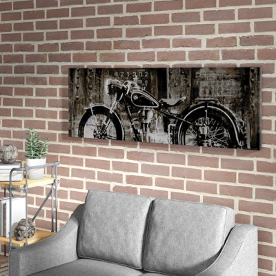 Motif rétro par Dylan Matthews - Impression sur toile tendue sur châssis