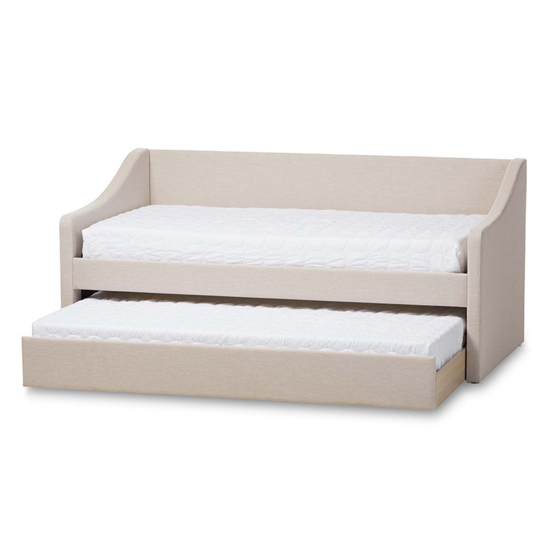 Esse Upholstered Daybed, Beige