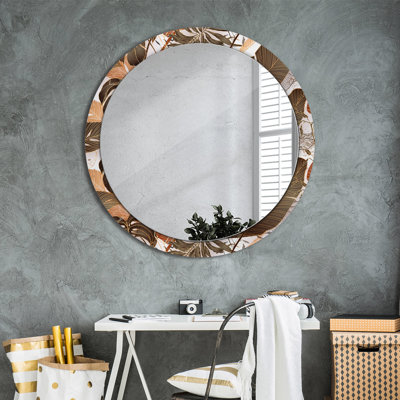 Huldar Glass Flat Wall Mirror