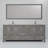 Jacques 72 in. W x 22 in. D Double Bath Vanity, Faucet Set, and 70 in. Mirror-66637684-113024982