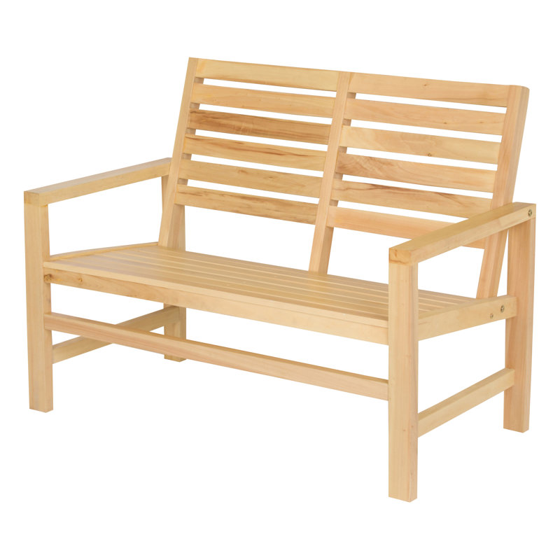 Banc de jardin en bois Cambridge, Vanille