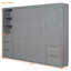 Lit escamotable Murphy avec placard et tiroirs-658021237