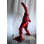 Sculpture pop art en résine rouge art pop art 51 "x 16" x H 57 "NIFao