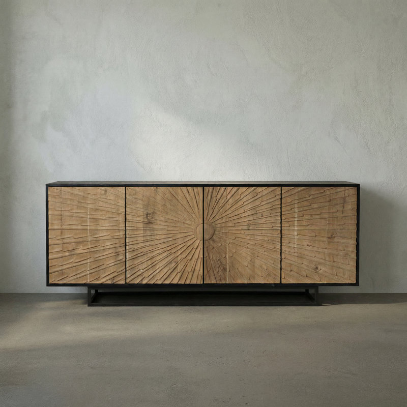 Ra 76'' W Solid Wood Buffet