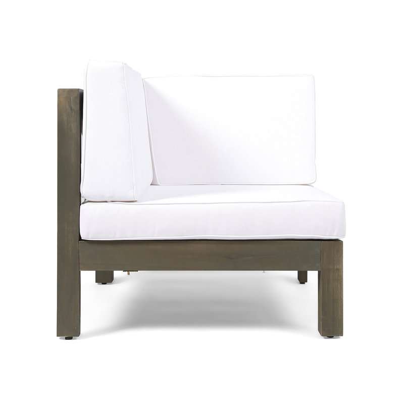 -L Armchair In White Wood, 30.84 In. Width, Depth, 40.61 Lb Mass Wood Arm Chair, Product 26.1 Tall
