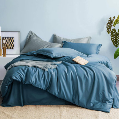 Ensemble de housse de couette 100% coton de qualité égyptienne ultra douce