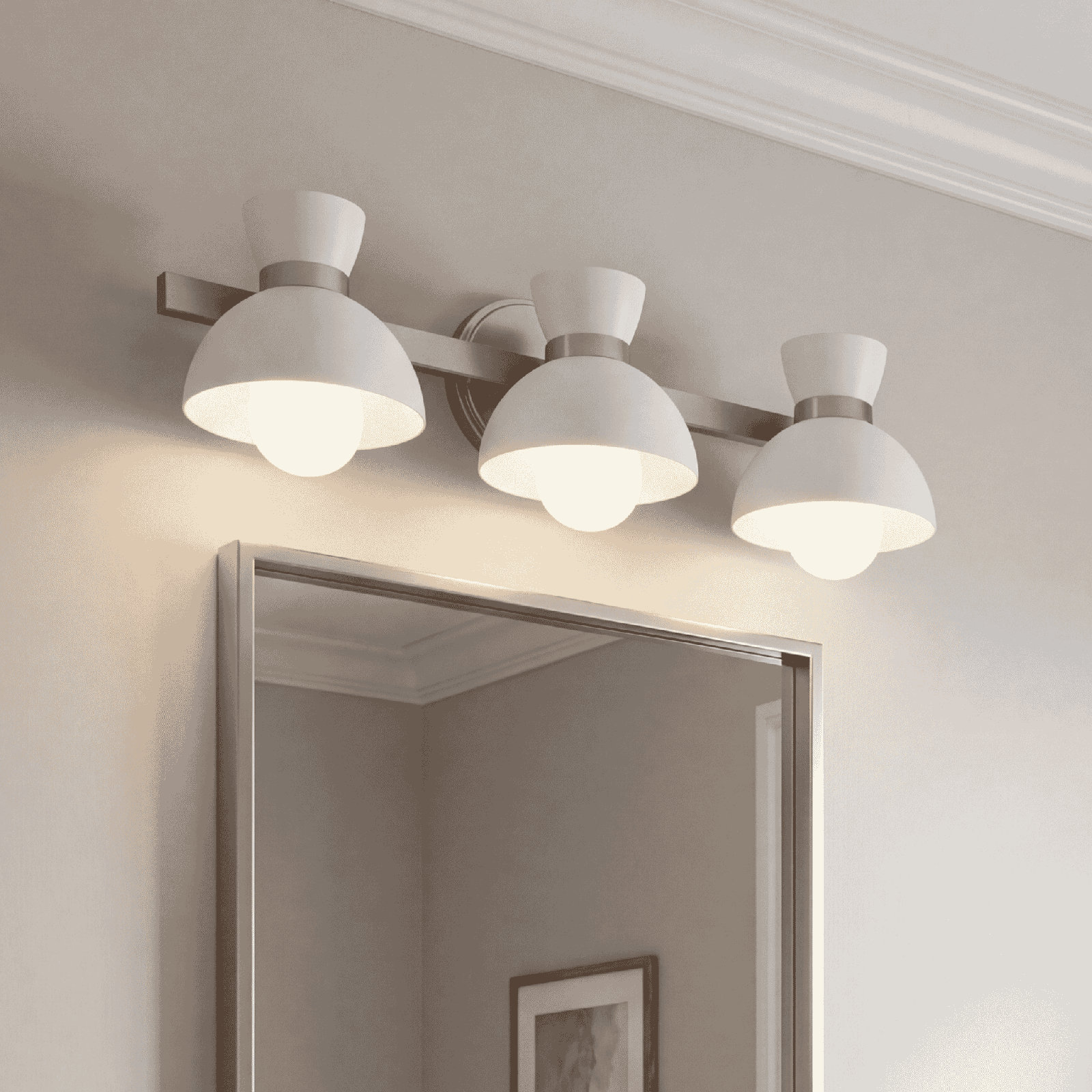 Zurie 3-Light Vanity Light, Natural Brass