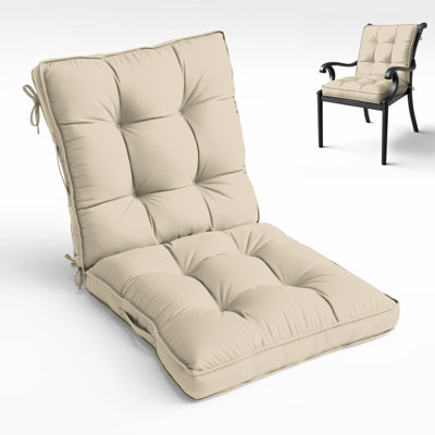 1 Piece Outdoor/Indoor High Back Chair Cushions, Available in 2 sizes