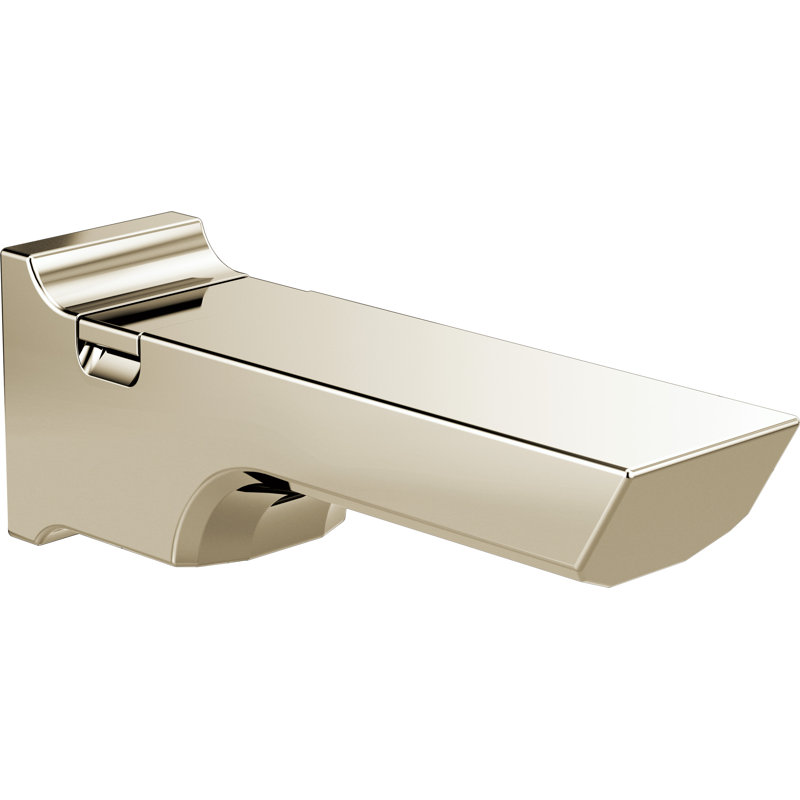 Pivotal Wall Mounted Tub Spout Trim, Polished Nickel