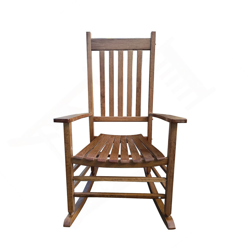 Balcony Porch Adult Rocking Chair Brown