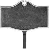 Colonial Petite Address Sign Plaque with Lawn Stake