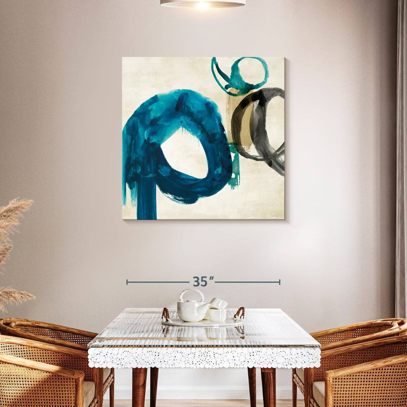 Avery Blue Ring I, 36" H x 36" W