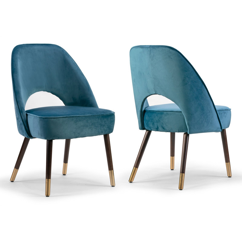 Swind 19.25'' H Upholstered Metal Side Chair