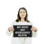 Panneau en plastique 10 pouces x 14 pouces Not Bossy-119528045