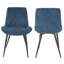 Aspen 3-Piece Casual Dining Set - Square Dining Table & Two Upholstered Diamond Fabric Chairs-105507977-123331677