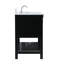 Meuble-lavabo simple 48 po avec dosseret Pelaghia-66286444
