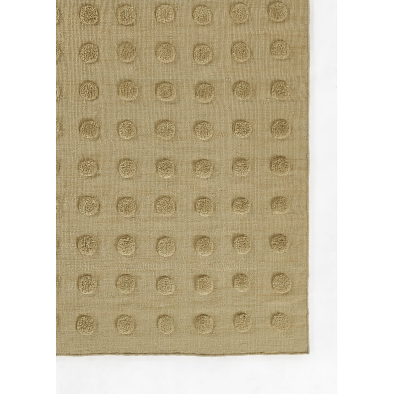 Wool Area Rug in Brown, Rectangle 8' x 10'