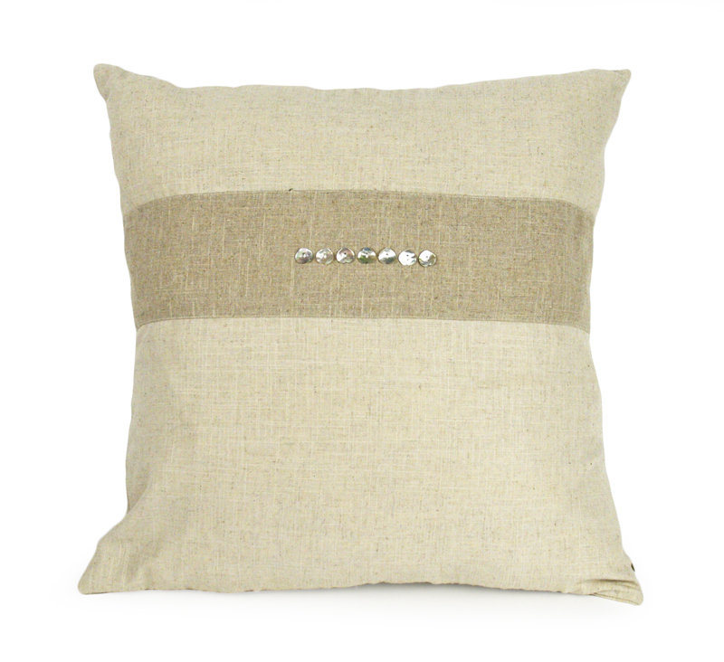 Linen Square Pillow Cover & Insert