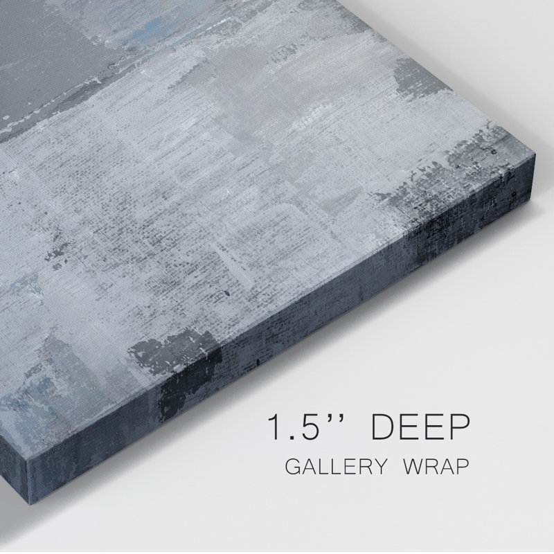 Toile tendue avec châssis Tranquil Blues - prête à être accrochée, H 8 po x l 12 po